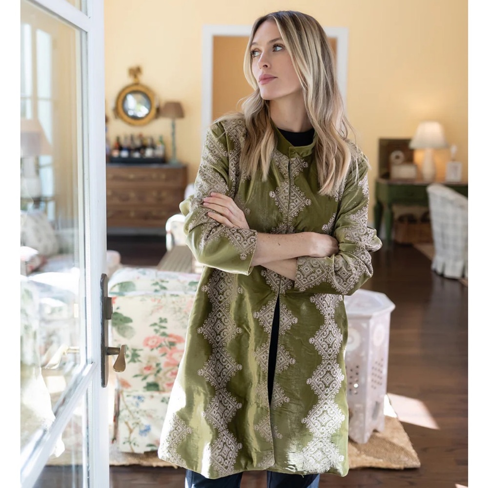 Julia Amory Pepper Coat - Moss